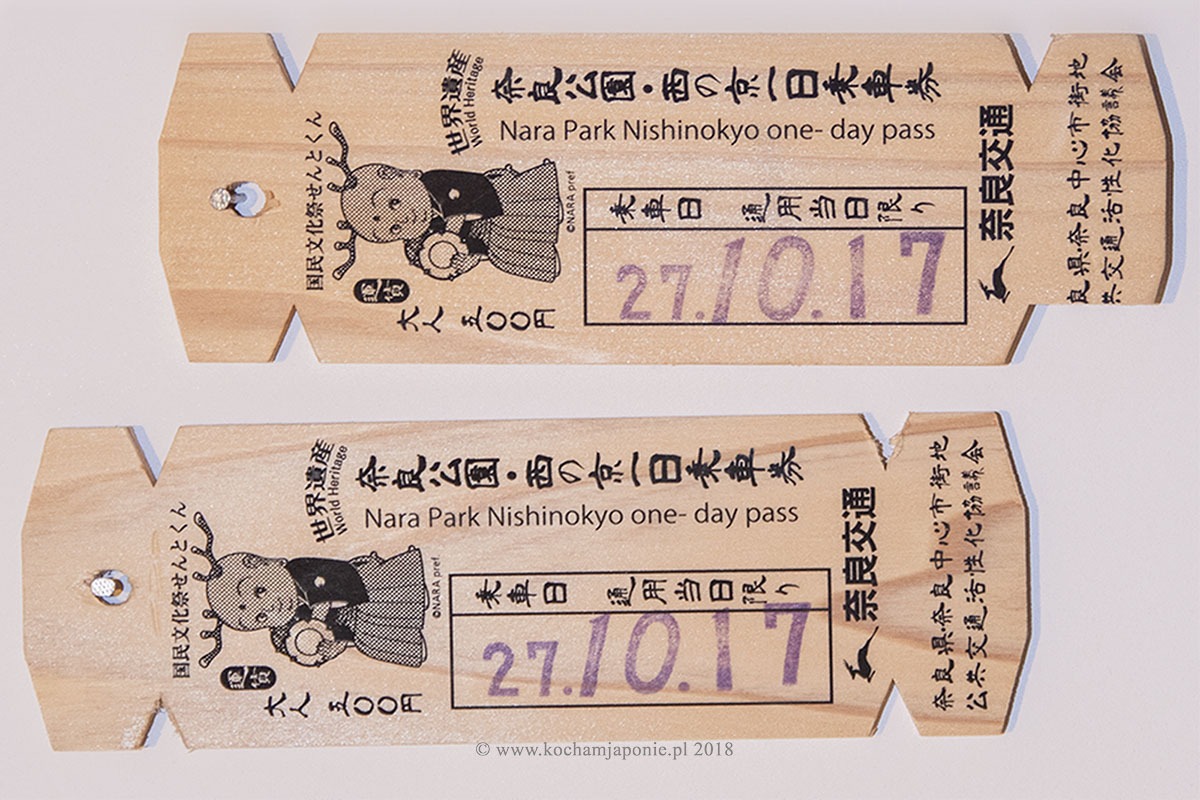 Data w japońskim formacie na bilecie