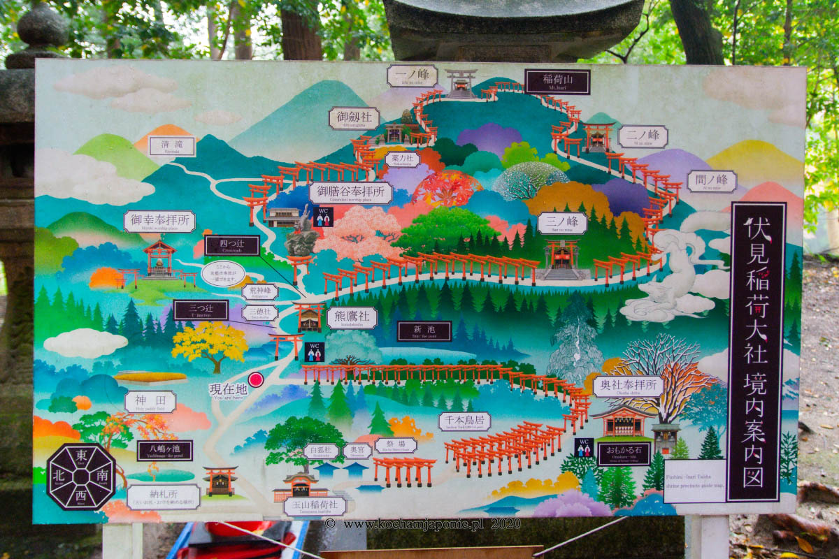 Mapa Fushmi Inari